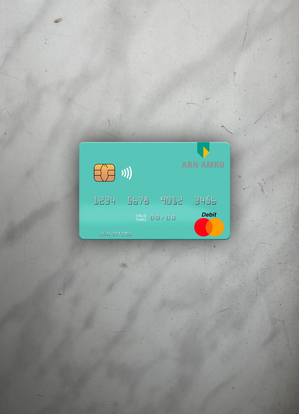 Download Netherlands ABN AMRO Bank mastercard photolook front Photoshop template
